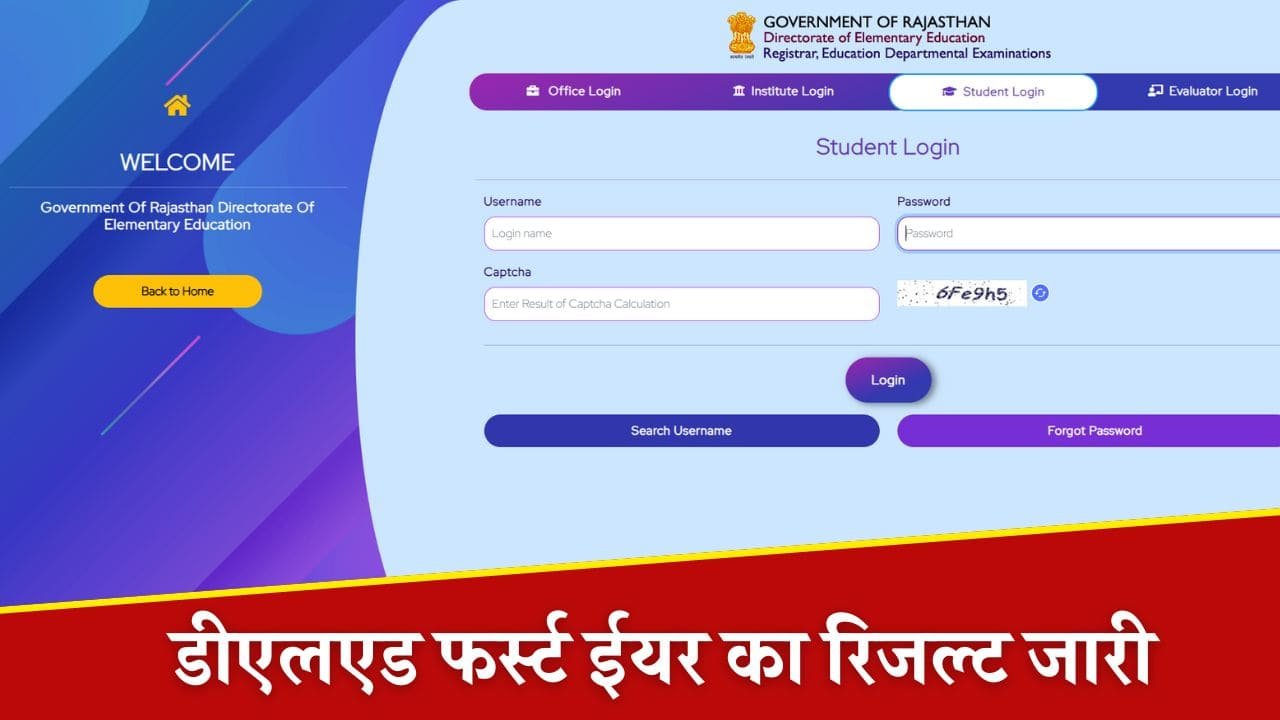 Rajasthan Deled Result