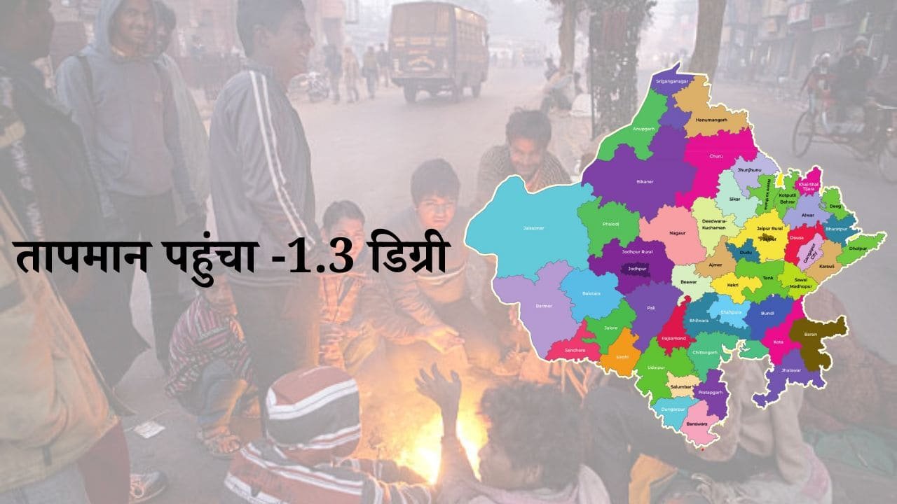 Rajasthan Weather: राज्य में इन इलाकों में तापमान पहुंचा -1.3 डिग्री, देखें पूरा अपडेट