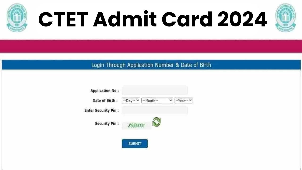 CTET Admit Card