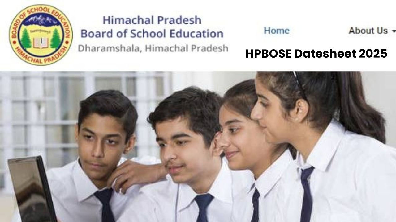 HPBOSE Datesheet 2025