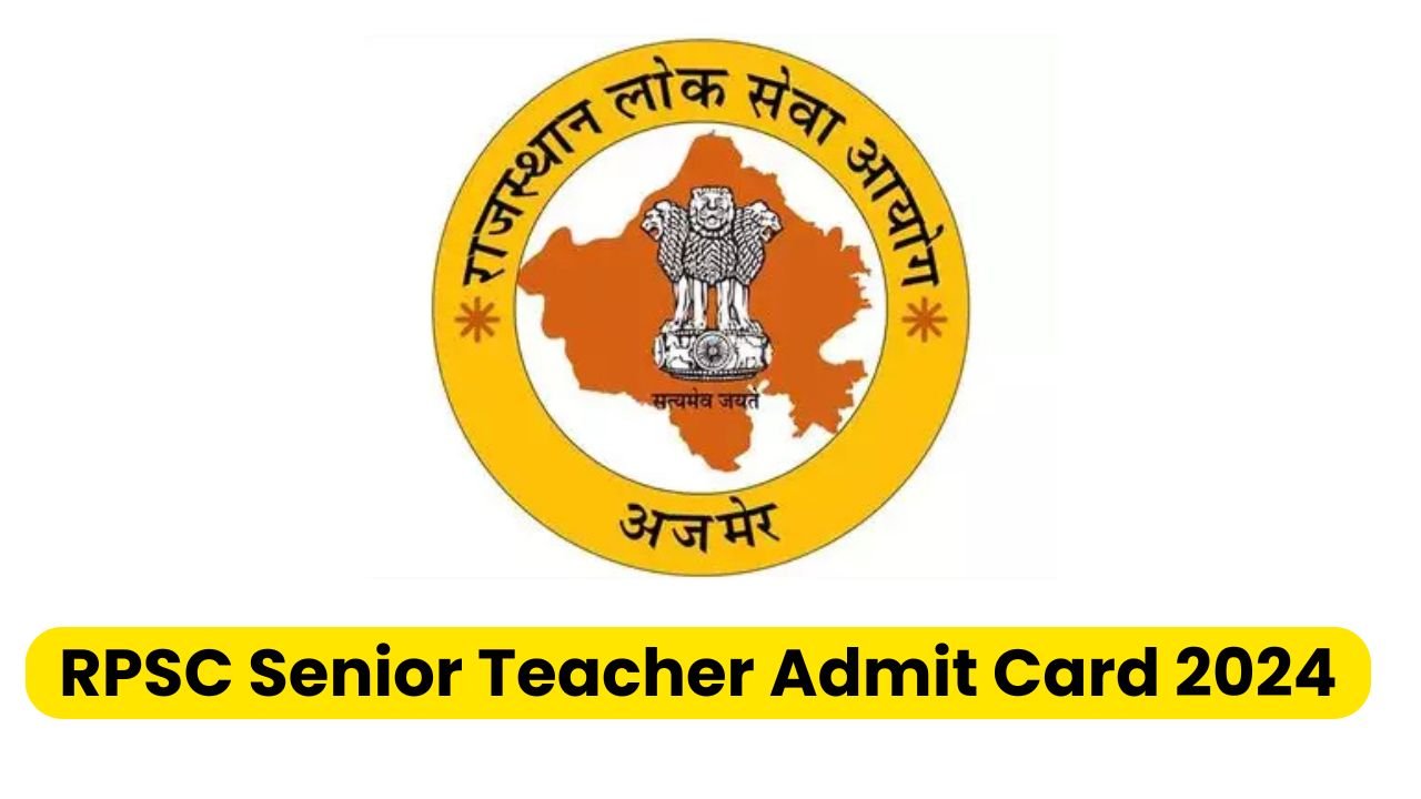 RPSC 2nd Grade Admit Card 2024