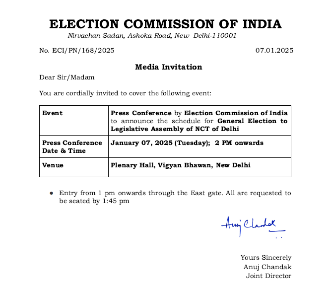 Election Commission Notice