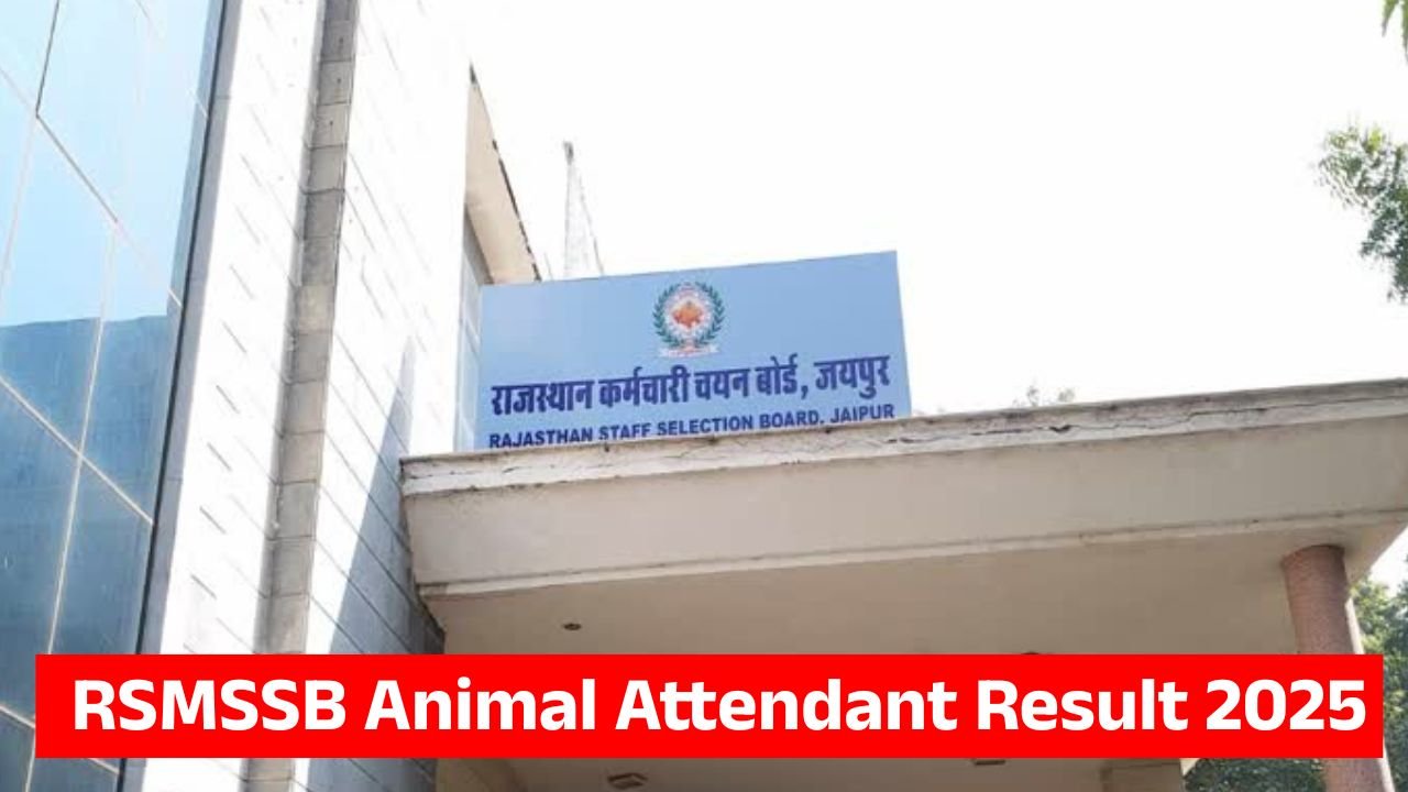 RSMSSB Animal Attendant Result: राजस्थान पशु परिचर भर्ती का रिजल्ट rssb.rajasthan.gov.in पर होगा जारी, यूं कर सकेंगे चेक 