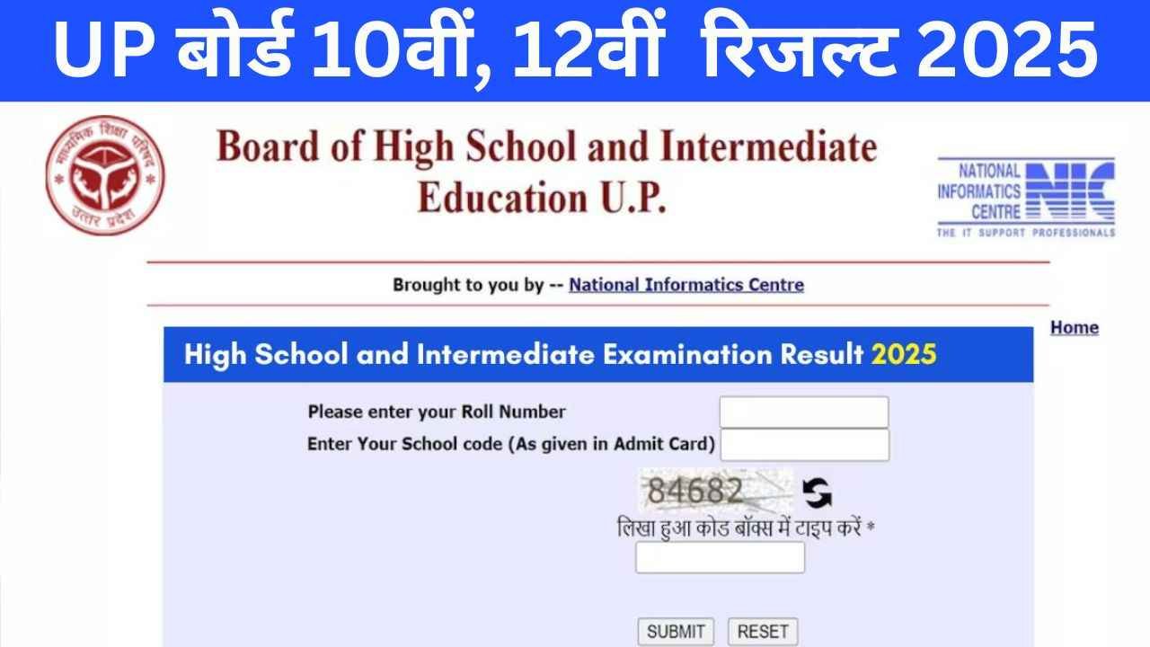 UP Board Result 2025